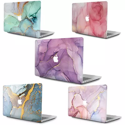 £4.79 • Buy Marbled Top/Bottom Matte Hard Shell Case For MacBook Air 13 A2179 A1932 A1466