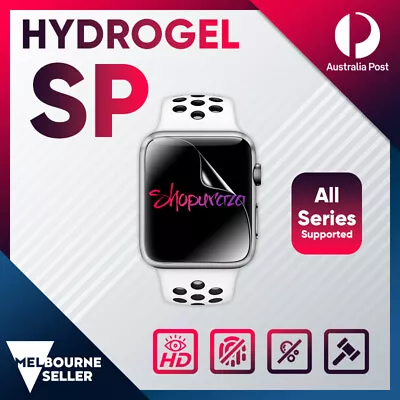 Hydrogel Screen Protector Full Cover For Apple Watch IWatch Series Ultra 8 7 6 5 • $3.25