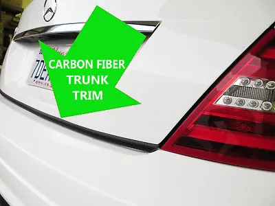 FOR VOLKSWAGEN 2012-2023 CARBON FIBER TRUNK TRIM TAILGATE Molding Kit Vw #1 • $19.98