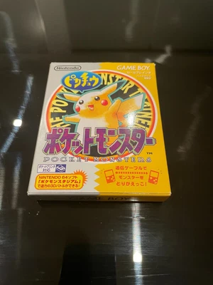 $100 • Buy Boxed Japanese Pokemon Yellow Version CIB Pikachu Plays On US Systems!