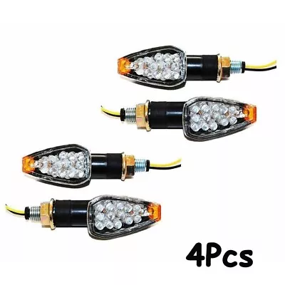 4x LED Motorcycle Turn Signal Blinker Light For Kawasaki ZX636 KLX250S KLR650 US • $16.64