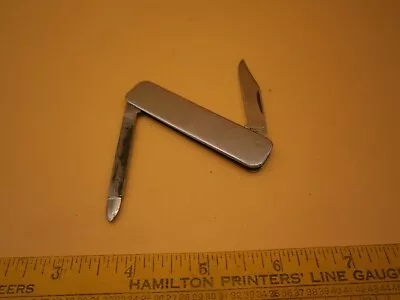Vintage Western Boulder Colo.  S-381 Stainless Pocket Knife 2 Blade • $9.99