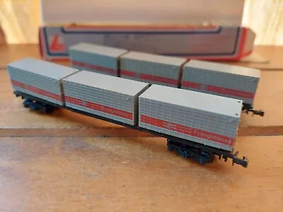 2 X Lima N Gauge Freightliner Container Wagons  • £29.99