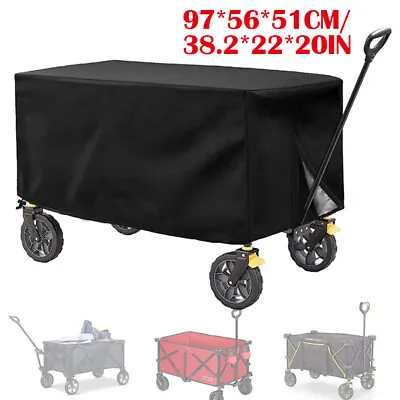 Folding Garden Trolley Cover Folding Wagon Cart Cover Pull Along Water Proof UK • £9.99