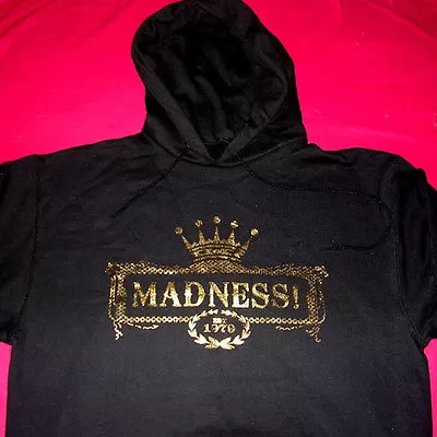 Madness - Size L - Gold Printed  1979  Official Hooded Sweatshirt - Mint Kix79 • £24.99