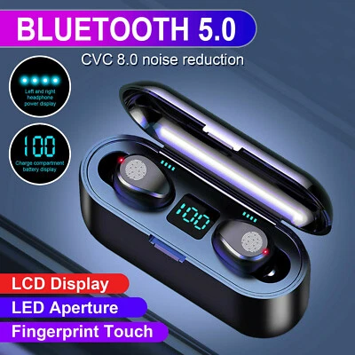 $22.99 • Buy Wireless Bluetooth Earphones Headphones Earbuds Sports For Earpods IOS Android