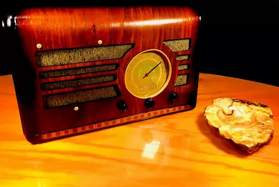 Old Antique Wood KADETTE Vintage Art Deco Radio Restored & Working W/Bluetooth! • $35