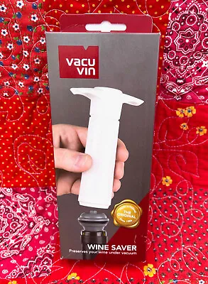 $13.59 • Buy Vacu Vin Wine Saver Preserves Your Wine Under Vacuum