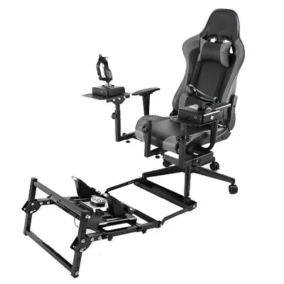 Zootopo Flight Simulation Game Removable Gray Seat Cockpit For Logitech X56 X52 • $224