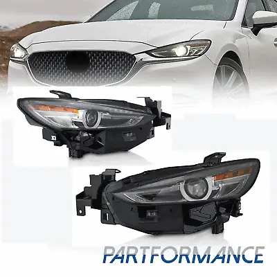 Full LED Headlights For 2019-2021 Mazda 6 Adaptive W/AFS Headlamps Pair LH+RH • $968.99