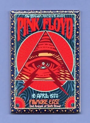 $8.95 • Buy Pink Floyd Concert Poster *2x3 Fridge Magnet* Bill Graham Filmore East Fine Art