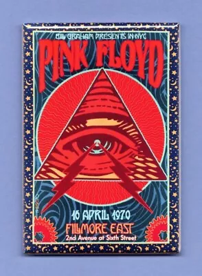$8.95 • Buy Pink Floyd Concert Poster *2x3 Fridge Magnet* Bill Graham Filmore East Fine Art