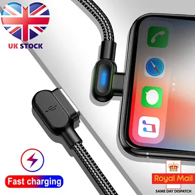 Fast Charger USB Data 1m 2m Cable Lead For Apple IPhone 6 7 8 X 11 12 13 14 Pro • £4.09