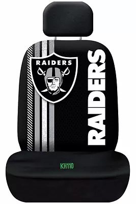 Oakland Raiders Printed Logo Car Seat Cover Officially Licensed • $29.99