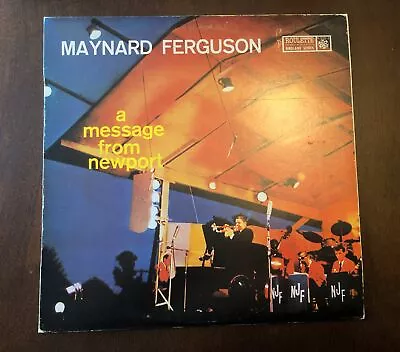 A Message From Newport Maynard Ferguson Vinyl LP ROULETTE R52012 1958 MONO SPAIN • $29.95