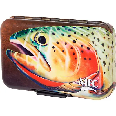 Montana Fly Company Mfc  Cutthroat Trout  Colorful Poly Fly Box W/ Slit Foam • $19.97