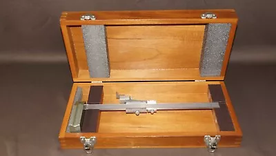 Mitutoyo Stainless Hardened Height Gage 10  W/ Wooden Case • $135