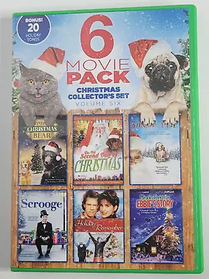 Christmas Collectors Set Volume 6 DVDs 6 Movies 20 Holiday Songs Scrooge Santa • $4.99