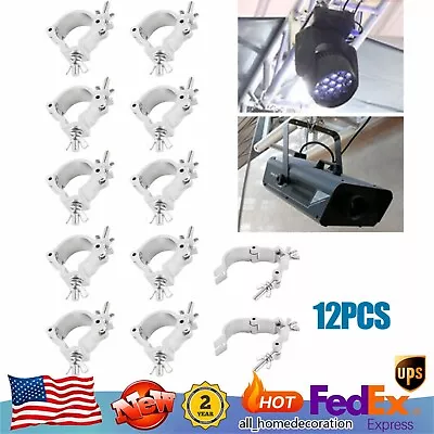 12 Pcs Stage Light Clamps Hook For DJ Truss Lighting O Clamp 2in Aluminum Alloy • $38