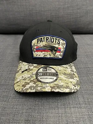 New Era New England Patriots Salute To Service Hat STS 39Thirty Men’s M/L 2021 • $14.99