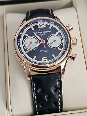 Frederique Constant Vintage Rally Healey Automatic Navy Mens Watch FC-397HN5B4 • $1694.95