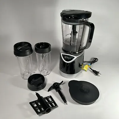 $45 • Buy Ninja Kitchen System Pulse Blender BL201 30, 550W 2 Cups W/ Lids & Blade + More