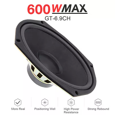 1pcs 6x9 Inch 600W Universal Car Coaxial Speaker Vehicle Door Auto Audio Music • $40.74