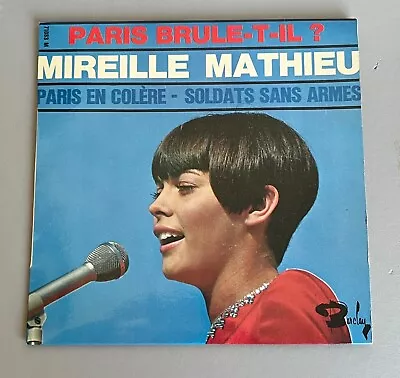 Mireille Mathieu EP Vinyl 45   *Play Tested* Barclay 71083 Paris En Colere Etc. • £5.99