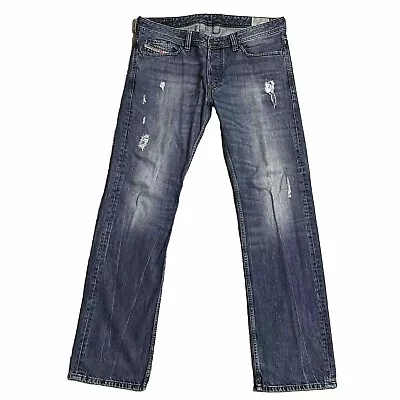 Diesel Viker Denim Blue Jeans Men’s 34x32 (37x33) Distressed (See Photos) • $24.99