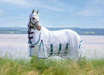 £69.99 • Buy Shires Highlander Plus Full Neck Combo Fly Horse Rug Sheet | 80% UV Block