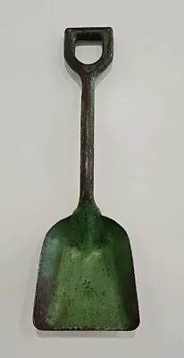 Vintage 12   Green  Metal Childrens Shovel • $10