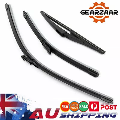Wiper Blades For 2006-2013 Nissan Dualis + 2 J10 JJ10 SUV 1.6 DCi Front & Rear A • $15.99