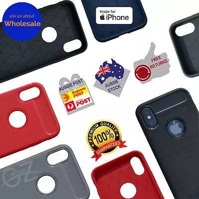 IPhone X XS MAX XR 8 7 6 Plus Silicon Soft Case Shockproof Slim Protective Cover • $5.45