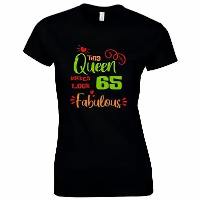 £10.97 • Buy 65th Birthday Gifts For Women - Her Fabulous 1957 T Shirt - Gift Ideas