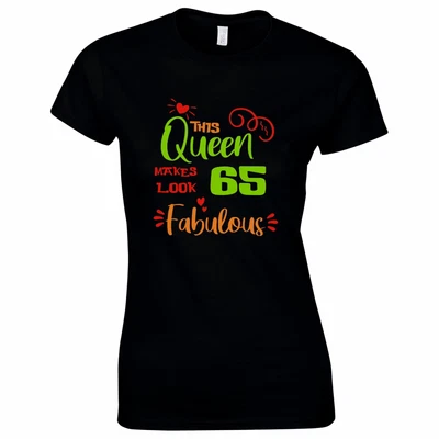 £10.97 • Buy 65th Birthday Gifts For Women - Her Fabulous 1957 T Shirt - Gift Ideas