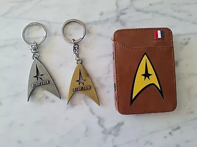$15 • Buy STARTREK Money Clip With 2 Keyrings BRAND NEW - Unwanted Gift