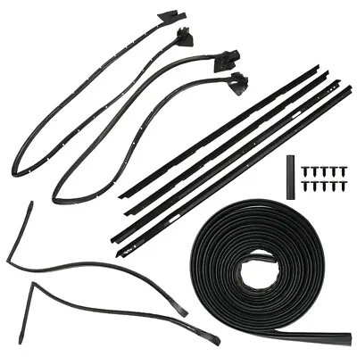 NEW For 81-88 Chevrolet Monte Carlo SS 9Pcs Complete Weatherstripping Kit 128555 • $180.24