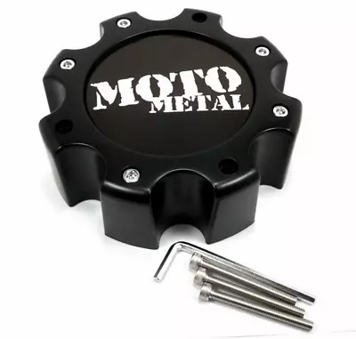 Moto Metal MO959/961 CAP SATIN BLK 8 LUG - NEW LOGO - 845L172S3 • $22