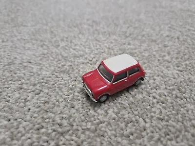 1/72 Cararama Classic - Red + White Roof Mini Cooper Diecast Model Car • $8.62