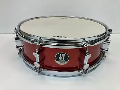 SONOR Martini Snare Drum • 14 X 5 • Red Sparkle • $140