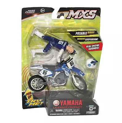 Road Champs MXS Series 9 YAMAHA Jakks Dirt Bike Toy Motocross 2010 NEW Works!! • $49.95