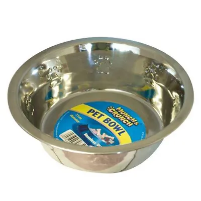 £4.75 • Buy 🔥Stainless Steel Anti Slip Dog Puppy Pet Cat Feeding Bowl Food Water Dish Metal