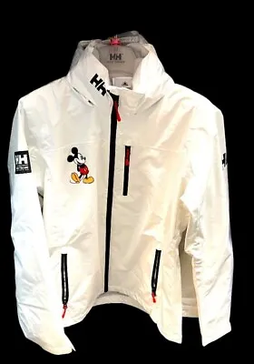 NWT! Disney Parks Helly Hansen Mickey Mouse Hooded Waterproof Jacket |Ladies Med • $250