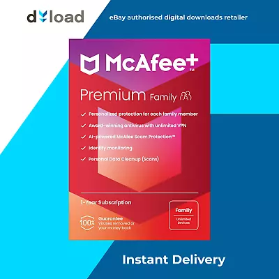 Mcafee+ Premium - Family - PC / Mac - Mcafee LLC • $169.99