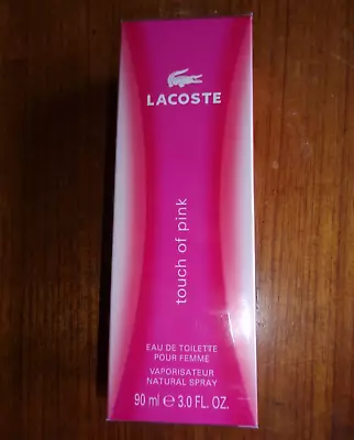 Lacoste Touch Of Pink 90ml Eau De Toilette - NEW AND SEALED • £45