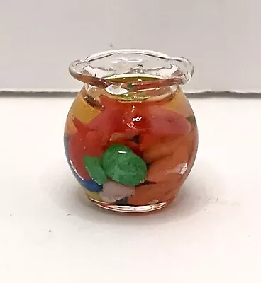 Fish Bowl Aquarium Dollhouse Miniature • $8