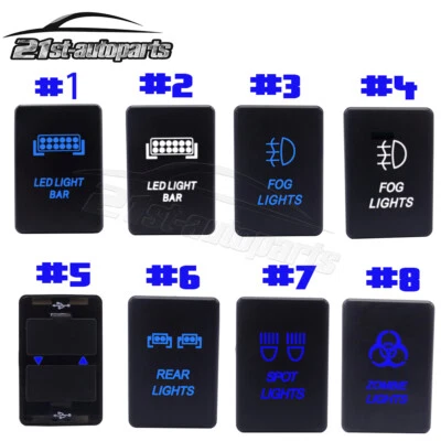 $8.99 • Buy LED Push Button Rocker Switch Replace W/ Wire Kit For Toyota 4Runner RAV4 Yaris 