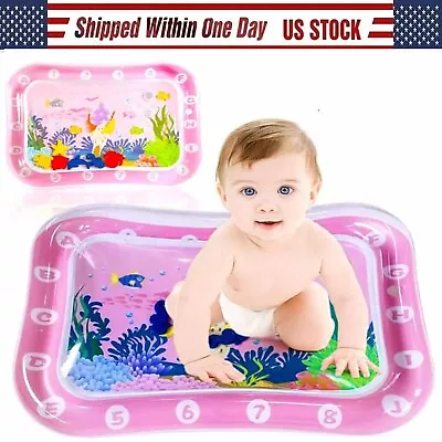 $14.98 • Buy Inflatable Tummy Time Water Mat Fun Time Play Activity Baby Stimulation Growth