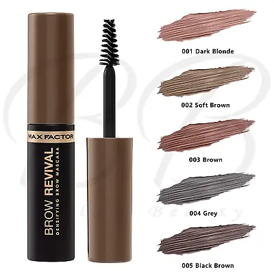 MAX FACTOR Brow Revival Densifying Eye Brow Eyebrow Waterproof Mascara 4.5ml NEW • $14.99