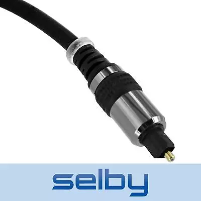 Optical Cable Toslink Fibre Digital Audio Lead Cord Black S/PDIF • $14.95